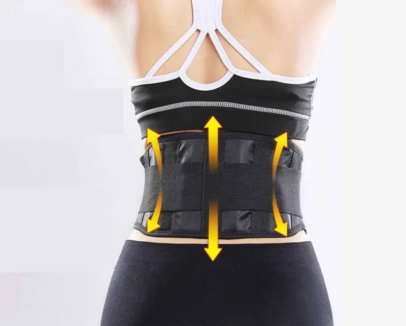 Tourmaline Self-Heating Lower Back Brace Magnetic Therapy Lumbar Brace Back Support Belt